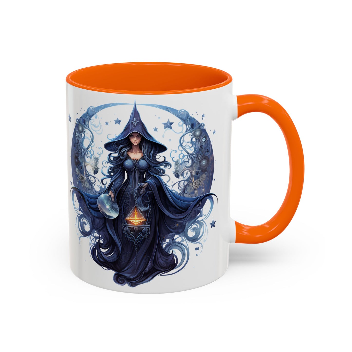 Enchanting Witch Coffee Mug - Mystic Art, Magical Decor, Astrology Gift, Unique Kitchenware, Celestial Drinkware