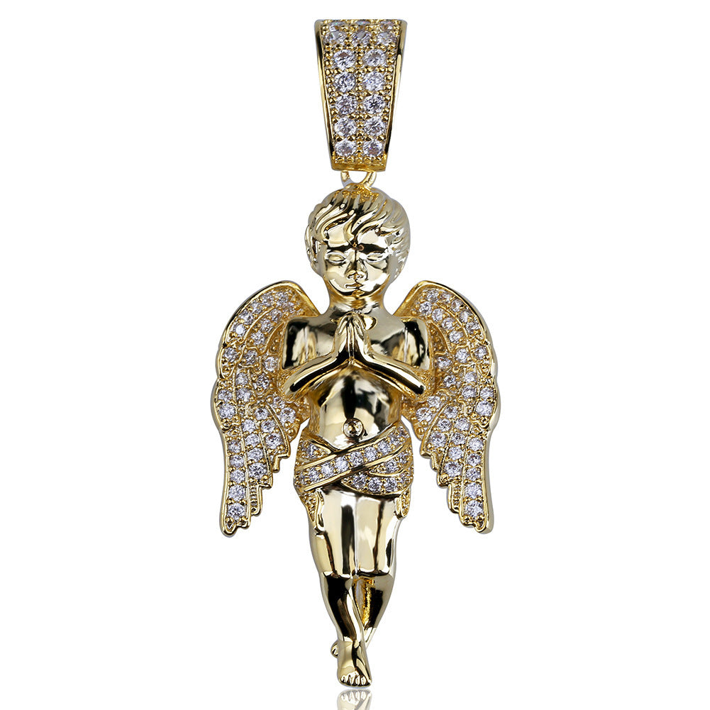 Europe And The United States Hot Selling Hands Together Angel Pendant