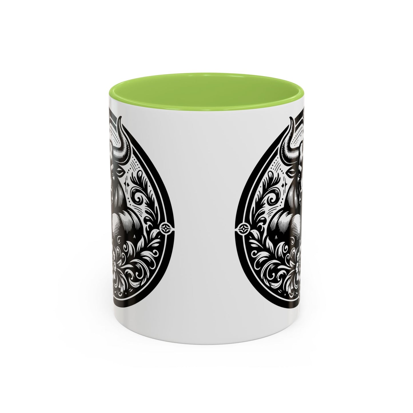 Bull-Themed Accent Coffee Mug for Animal Lovers, Unique Gift for Birthdays, Farmhouse Decor, Coffee Lover's Mug, 11oz and 15oz Options