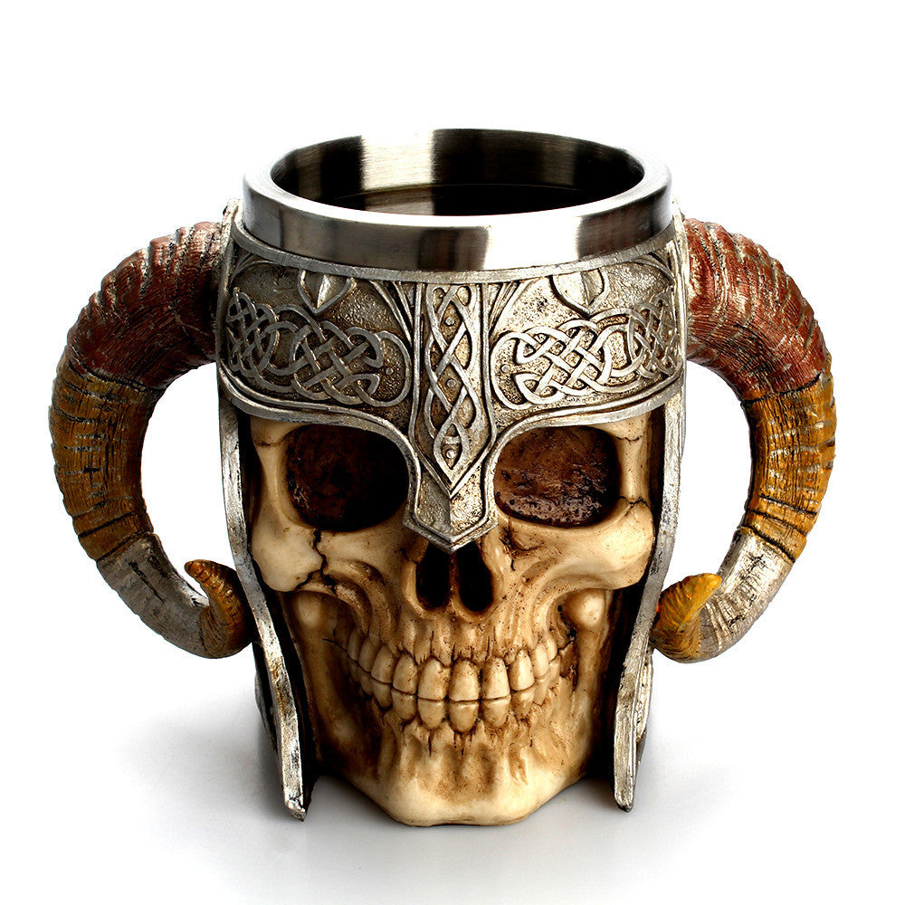 Office stainless steel double-layer drinking cup mug
