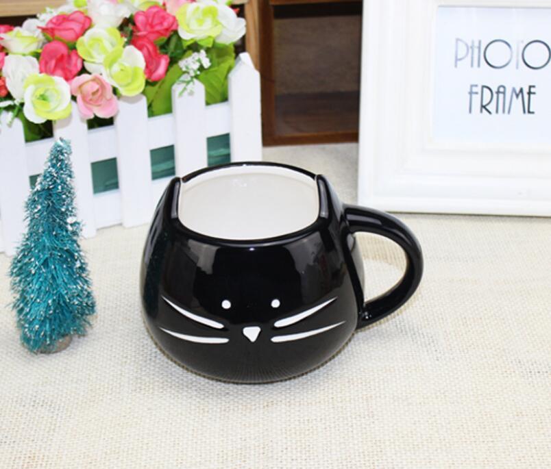 Tasse en forme de chat pour une pause douce et féline.