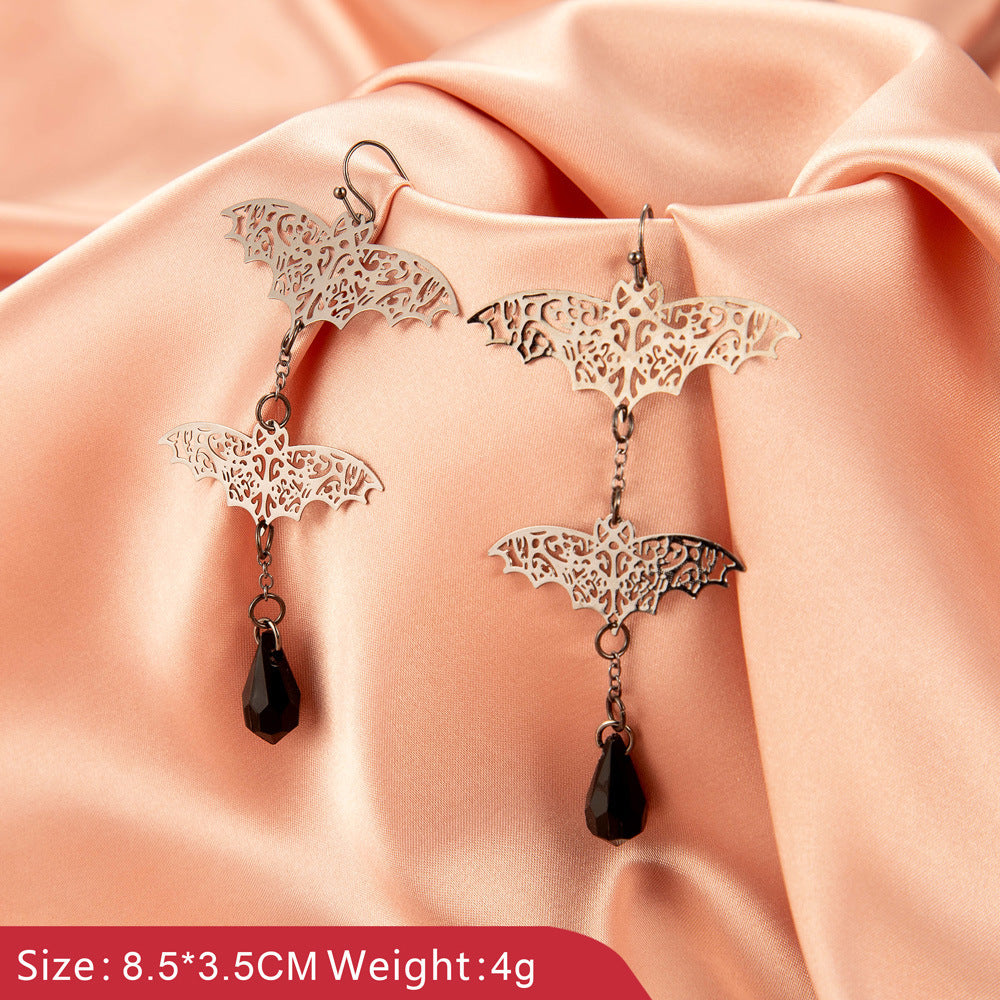 Gothique Fantôme Araignée Crâne Boucles D'oreilles Femmes