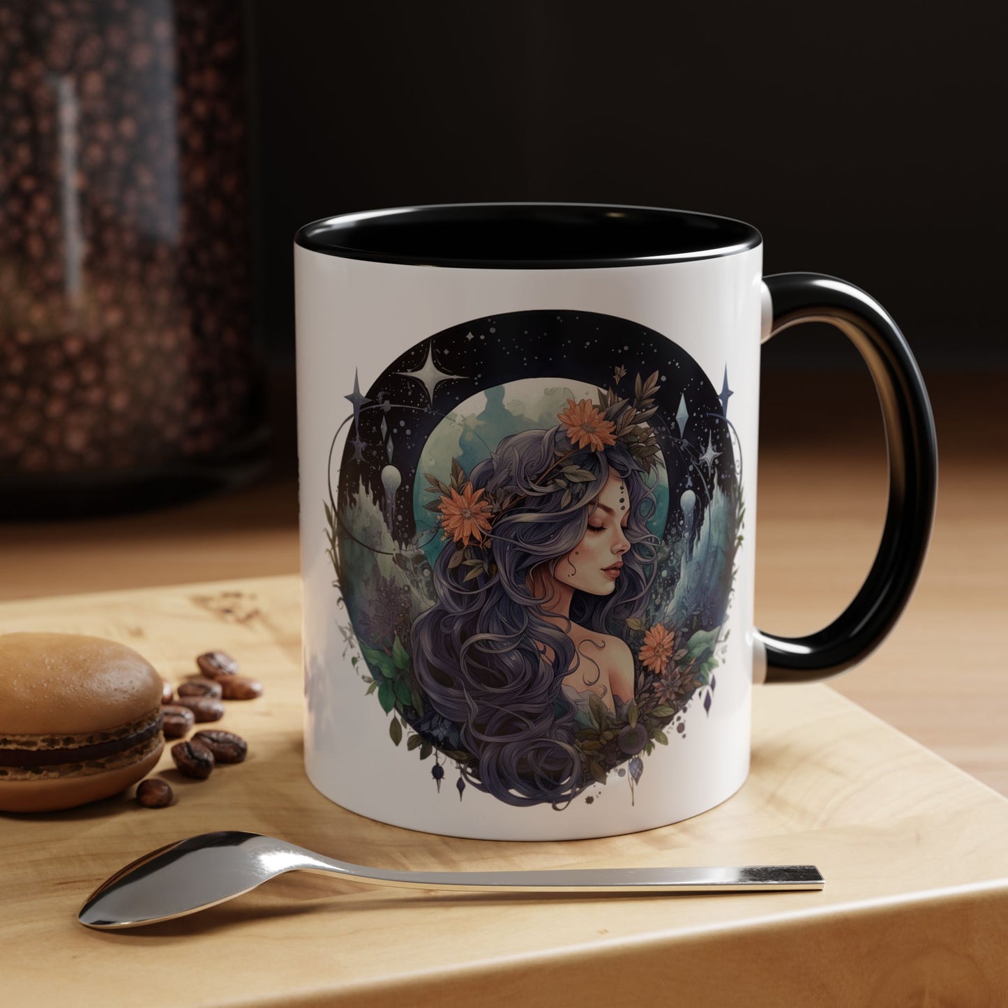 Whimsical Fairy Tale Coffee Mug, Enchanted Forest Gift, Ceramic Mug for Nature Lovers, Magical Coffee Cup, Artful Tea Mug