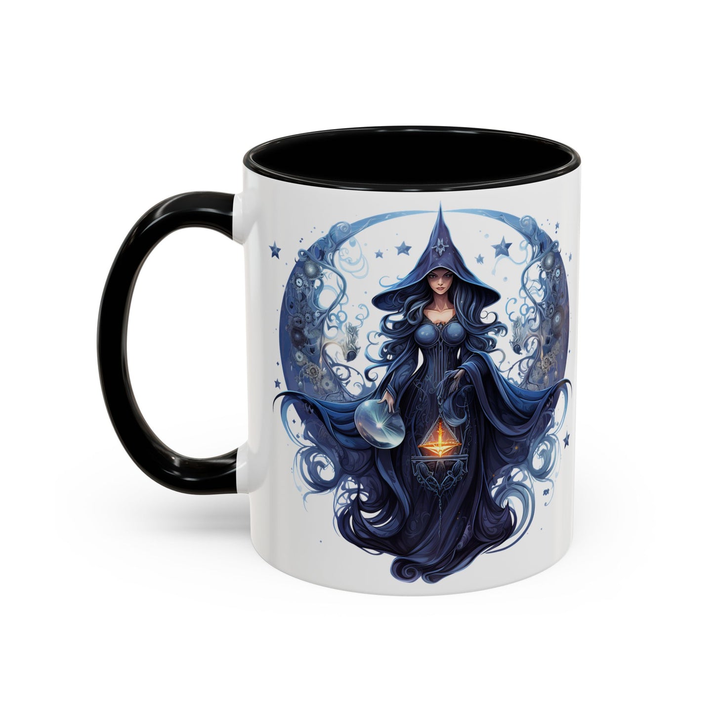 Enchanting Witch Coffee Mug - Mystic Art, Magical Decor, Astrology Gift, Unique Kitchenware, Celestial Drinkware