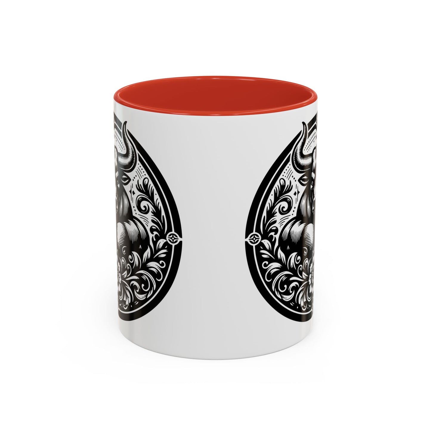 Bull-Themed Accent Coffee Mug for Animal Lovers, Unique Gift for Birthdays, Farmhouse Decor, Coffee Lover's Mug, 11oz and 15oz Options