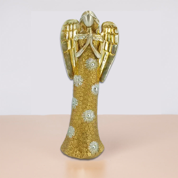 Présentoir de statue d'ange, en forme de cœur de luxe | lumière nordique | vitrine de statue d'ange | pour la maison de couloir | pour la cour | vêtements de bureau | artisanat | petits ornements