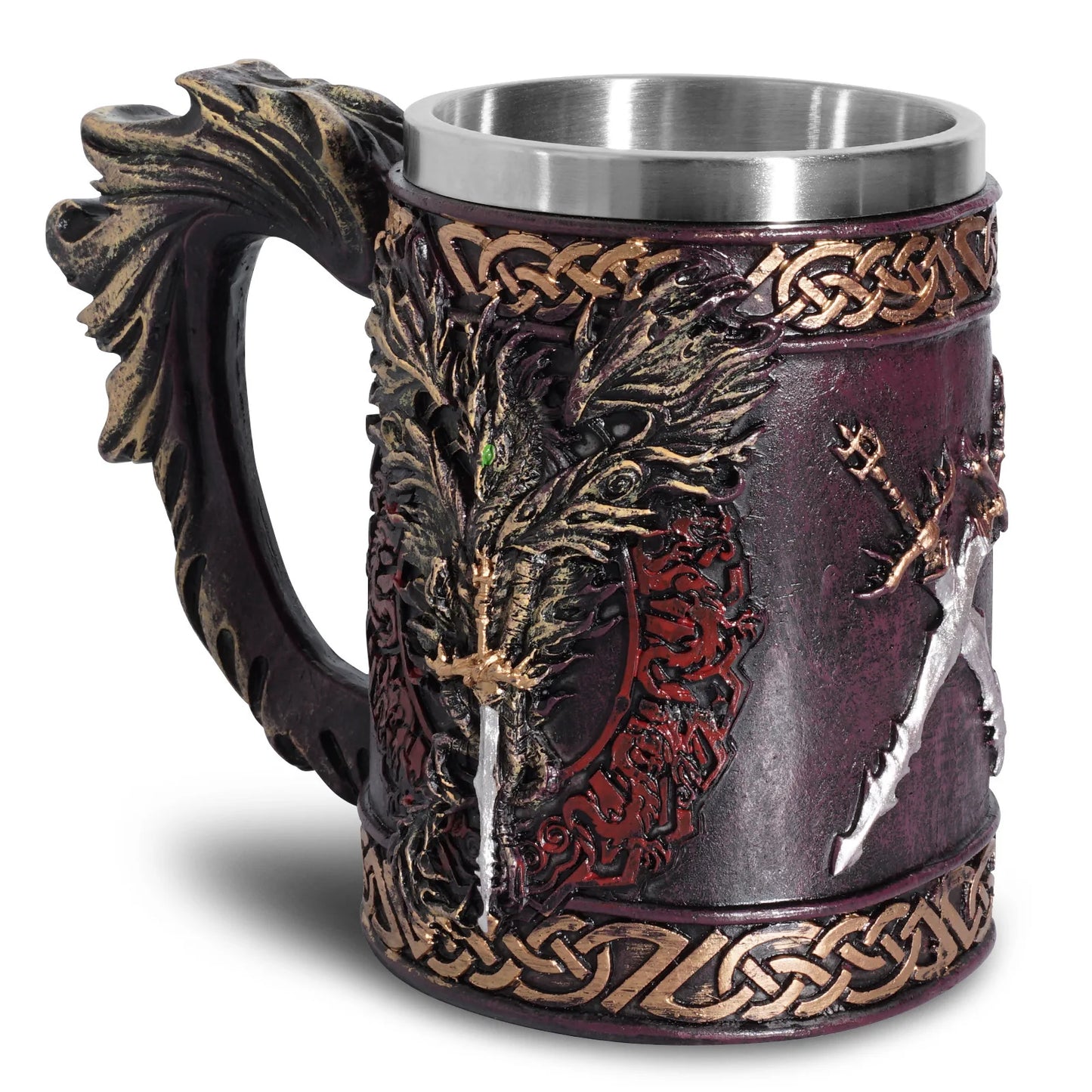 Trade Assurance Nordic Viking Loki Tankard Dragon Scandinavian Mug Nordic Thor Hammer Beer Bottle Mark Cup Opener