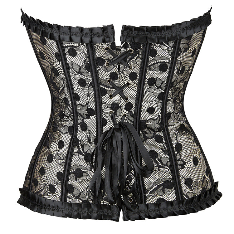Ladies New Polka Dot Court Body Corset