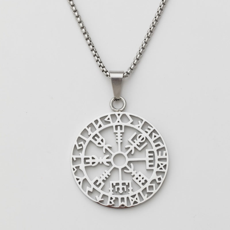 Fashion Personality Viking Rune Necklace For Men