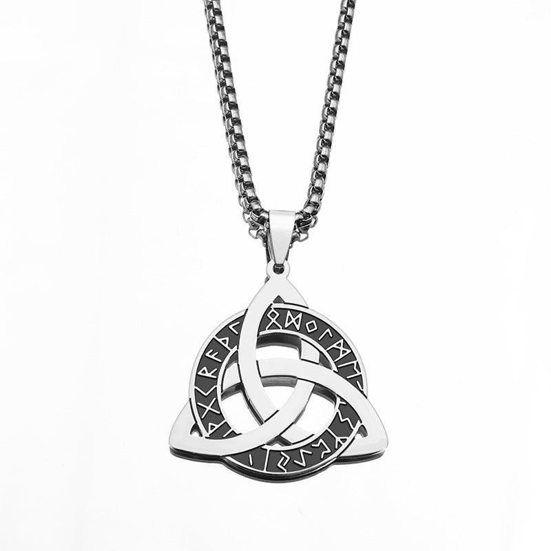 Viking Celtic Knot Stainless Steel Necklace For Men