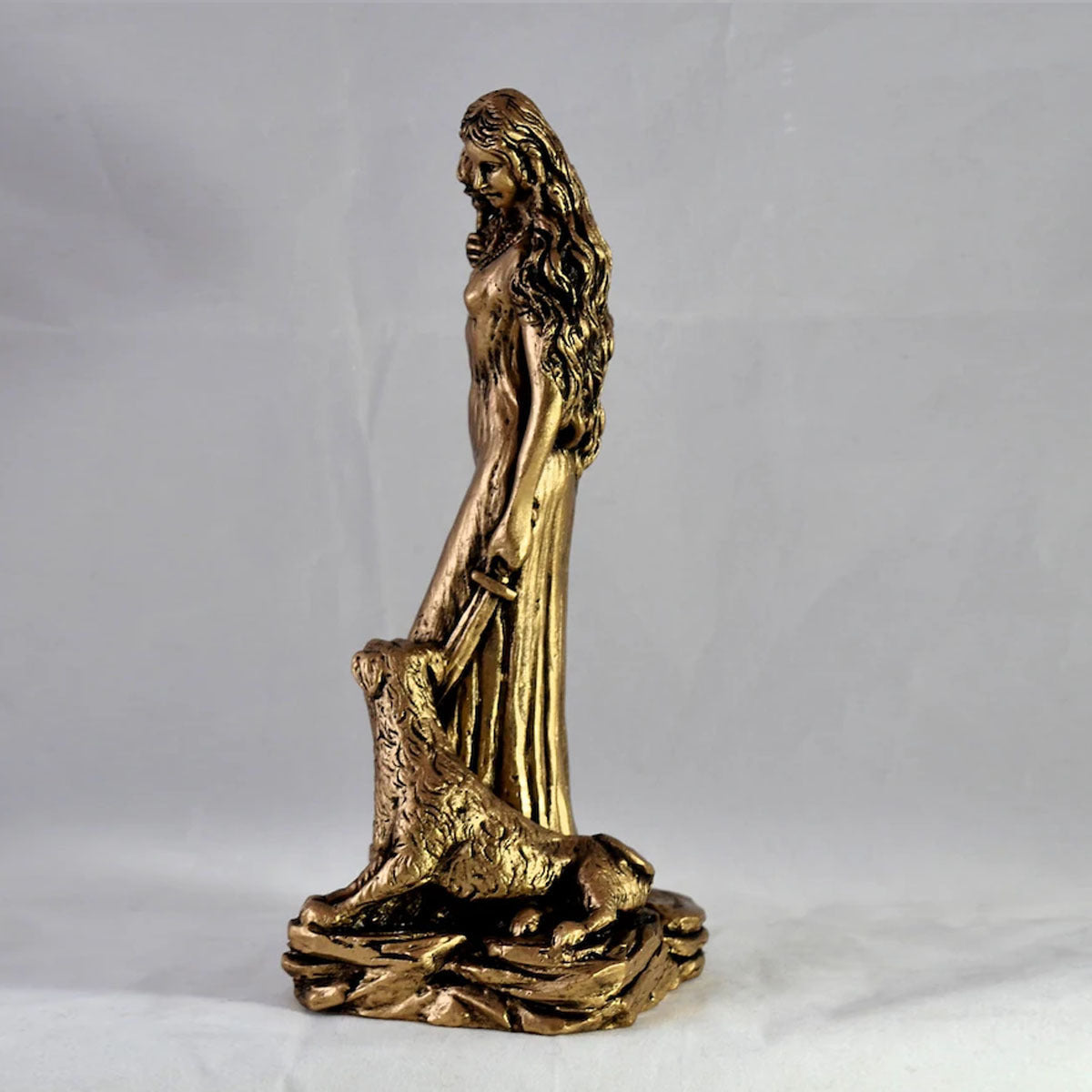 Golden Magic Witch Goddess Statue Ornaments