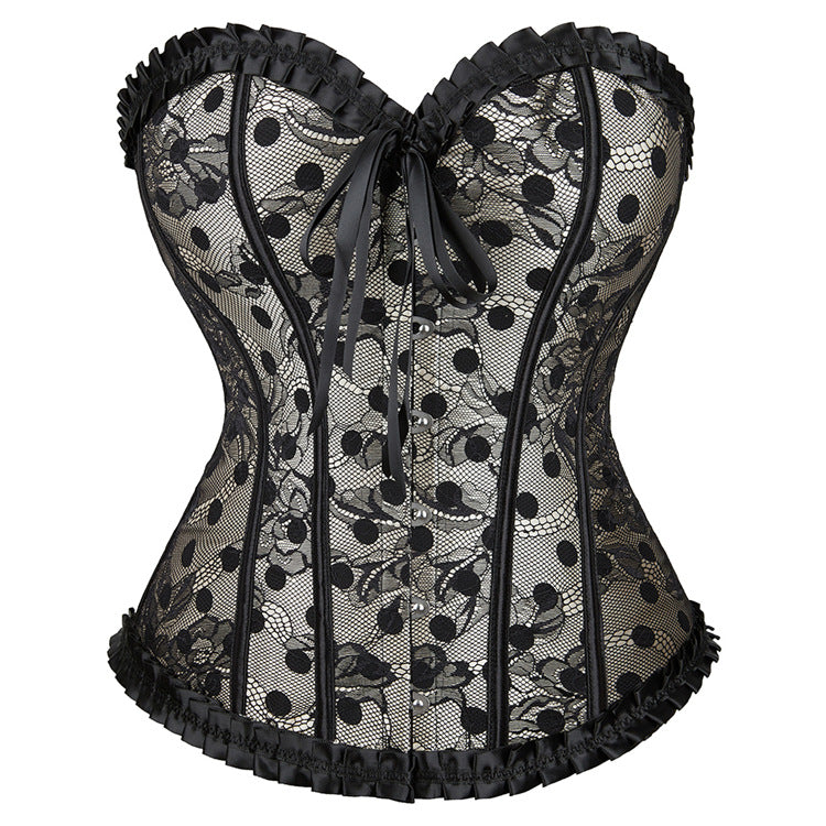 Ladies New Polka Dot Court Body Corset