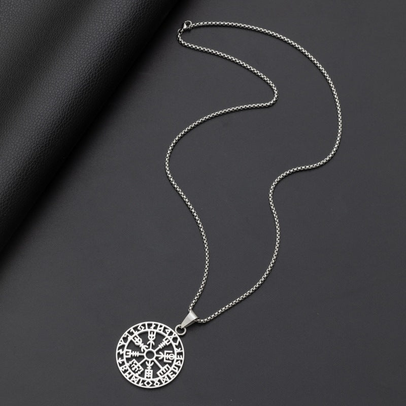 Fashion Personality Viking Rune Necklace For Men