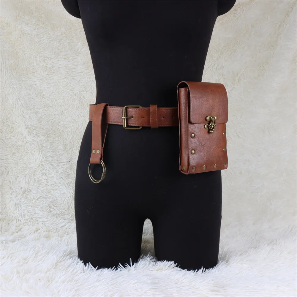 Chevalier Viking Cosplay fantaisie ceinture Wasitbag fourreau médiéval Renaissance déguisement accessoires de déguisement adulte mâle accessoires ceinture