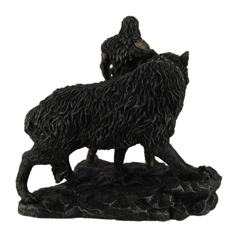 Statue en Résine du Dieu Nordique Tyr – Décoration Élégante pour Salon, Accessoire Mythologique Moderne