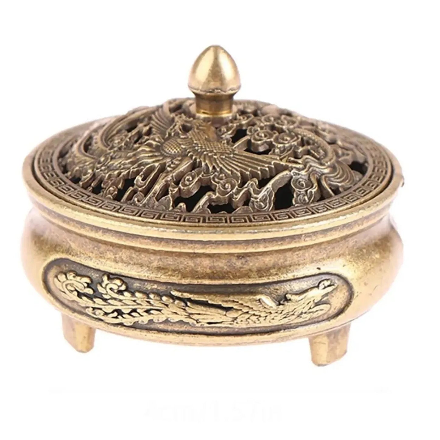 Encensoir Lotus, ustensiles bouddhistes, brûleur d'encens en alliage Durable, meubles de maison en bois de santal, décoration de maison et de bureau, 1 pièce