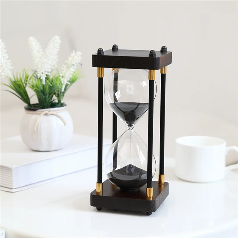 YWDZ- sablier rétro de luxe 30 minutes- sablier élégant pour le bureau, l'étude et la décoration de la maison, parfait comme cadeau de décompression
