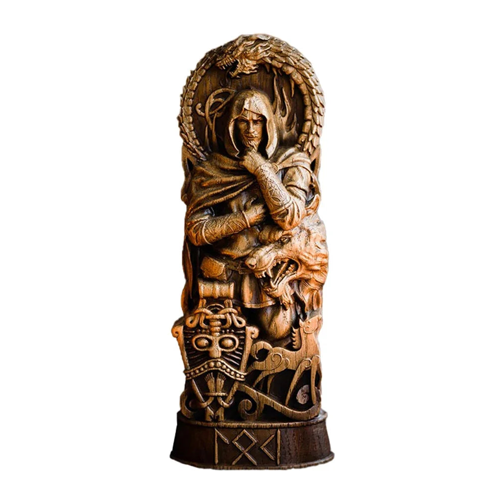 Statue de Freyja en Résine – Sculpture Scandinave du Panthéon Viking pour Autel Heathen Asatru
