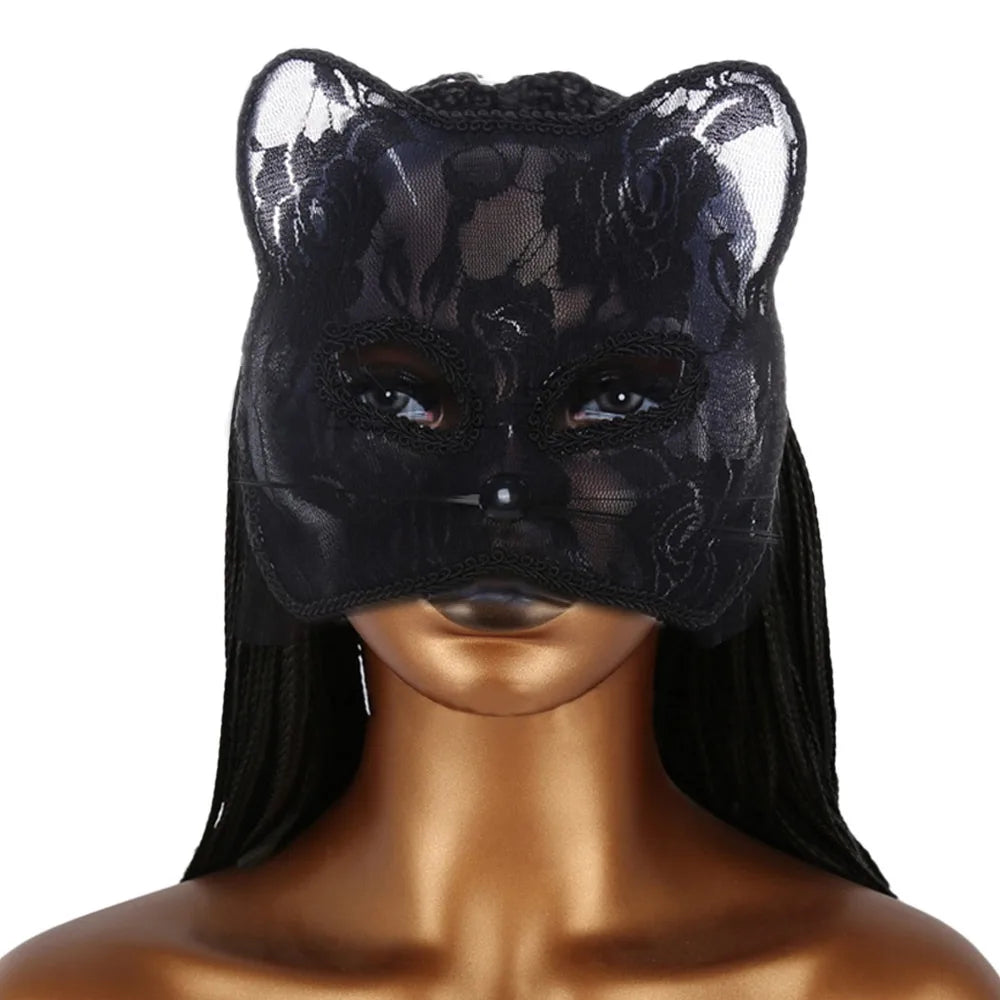 Masque OligCat pour Fille, Demi-masque pour les Yeux, ixVénitienne, Boule de Maquillage, Mardi Gras, Mode