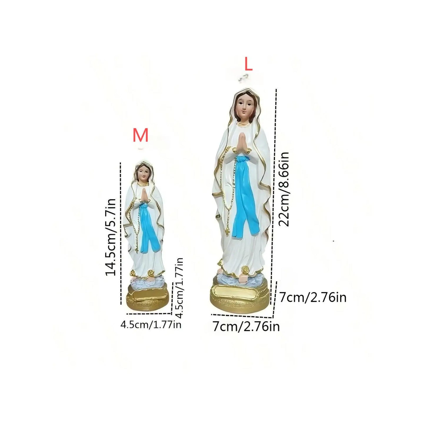 Statue en résine de la vierge marie, Religion de jésus, Souvenir, décoration intérieure, cadeau