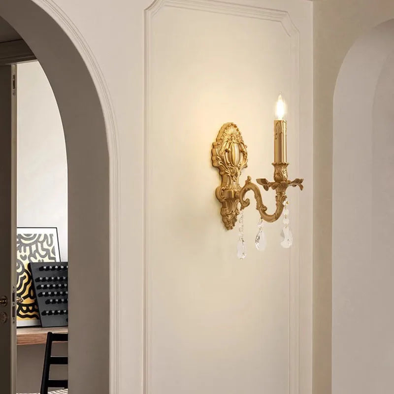Applique Murale, lampe Bougie Rétro – Élégance Américaine et Éclairage Français pour Intérieurs Luxueux