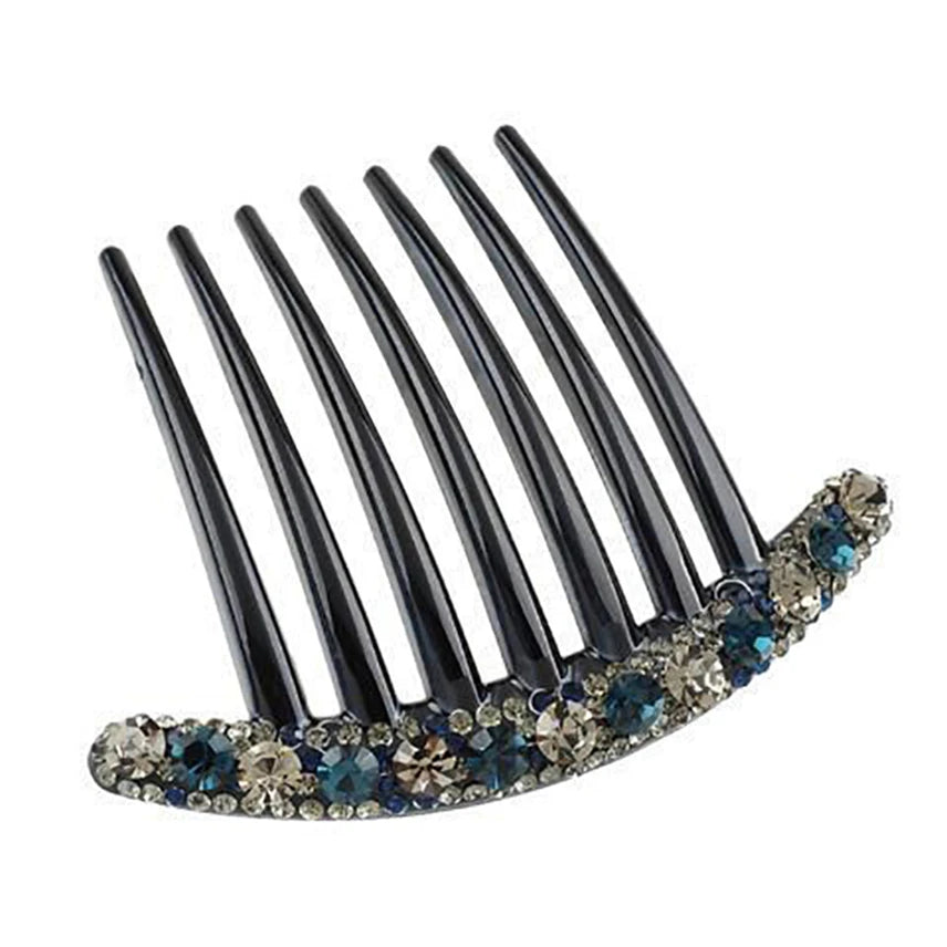 Peignes à cheveux fleur en cristal pour femmes, pinces à cheveux en biscuits, pince à cheveux fourche, coiffure de patients, vêtements de sauna, accessoires élégants