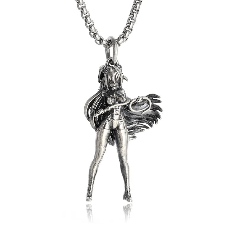 Collier ange gardien couleur or pendentif ailes d'ange Style rétro pendentif bijoux en gros