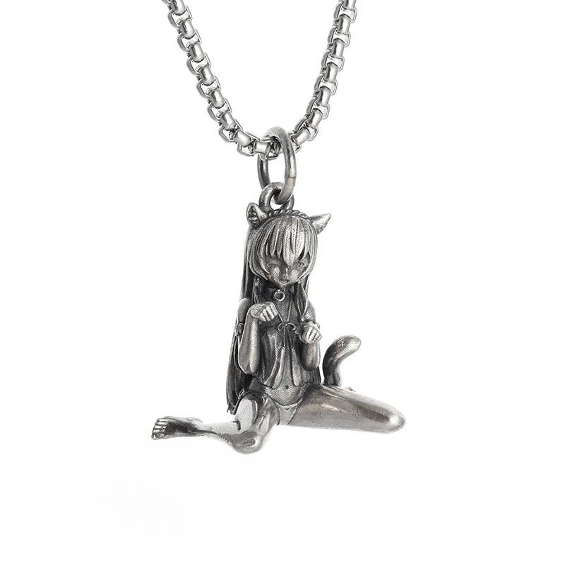 Collier ange gardien couleur or pendentif ailes d'ange Style rétro pendentif bijoux en gros