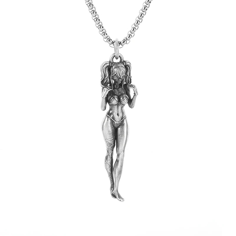 Collier ange gardien couleur or pendentif ailes d'ange Style rétro pendentif bijoux en gros