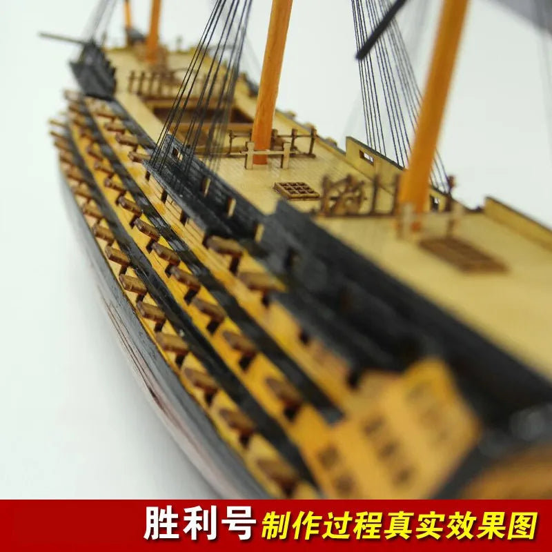 Maquette HMS Victory Sunshine, Structure Simple, Version Sailbot, Pratique des Mains, Construction de Modèles, Échelle