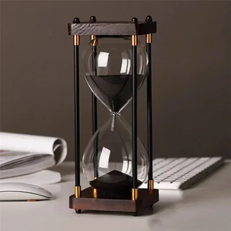 YWDZ- sablier rétro de luxe 30 minutes- sablier élégant pour le bureau, l'étude et la décoration de la maison, parfait comme cadeau de décompression