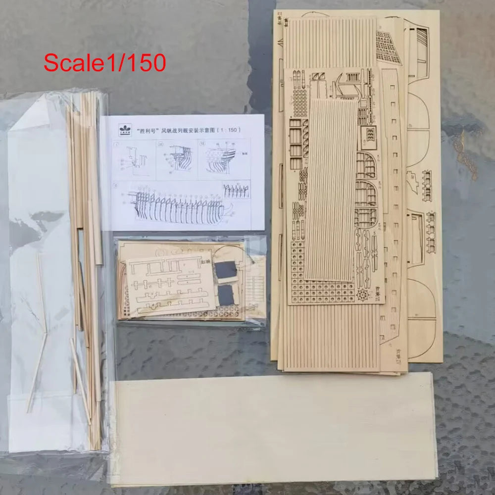Maquette HMS Victory Sunshine, Structure Simple, Version Sailbot, Pratique des Mains, Construction de Modèles, Échelle