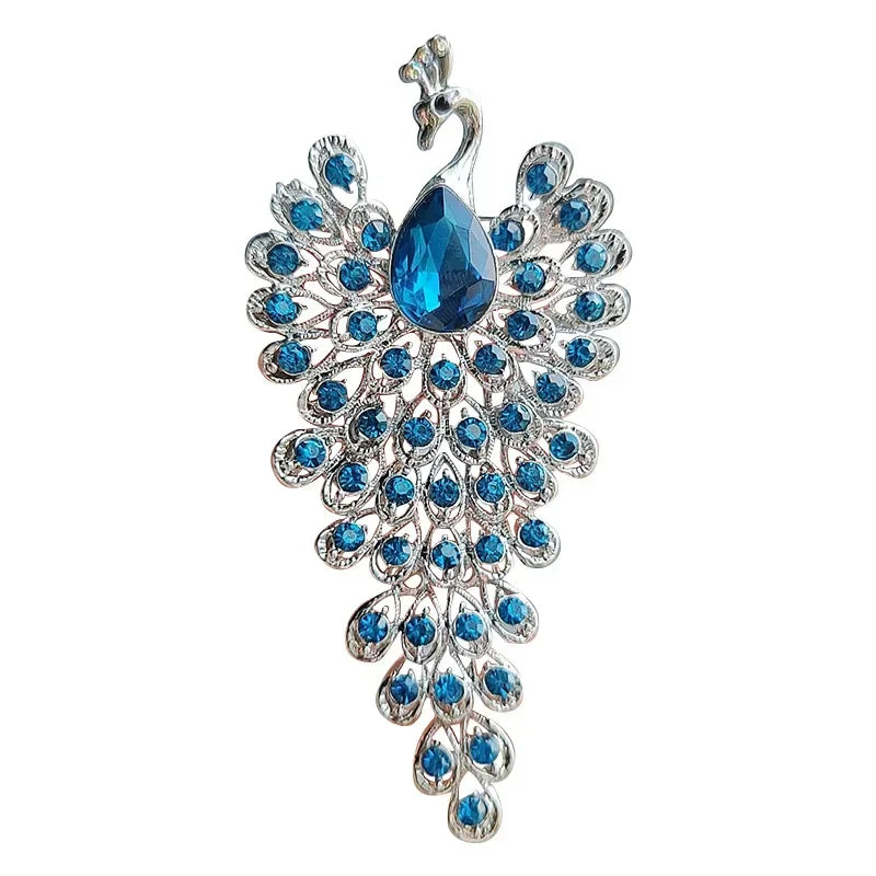 Femmes mode strass paon broche phénix vêtements accessoires broches