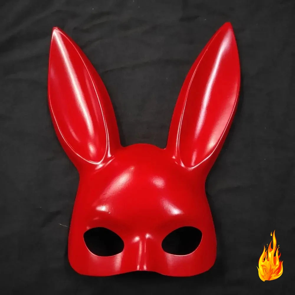 Bar KTV boîte de nuit décoration de fête Halloween princesse lapin goût Playboy lapin en peluche masque oreilles Bondage masque cadeau de noël