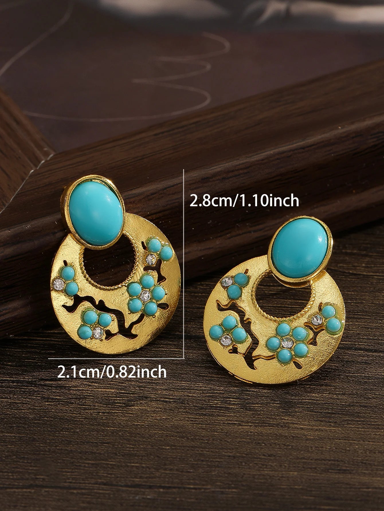 Boucles d'oreilles pendentif style bohème vintage pour femmes, accessoires de bijoux, nouveau, 430
