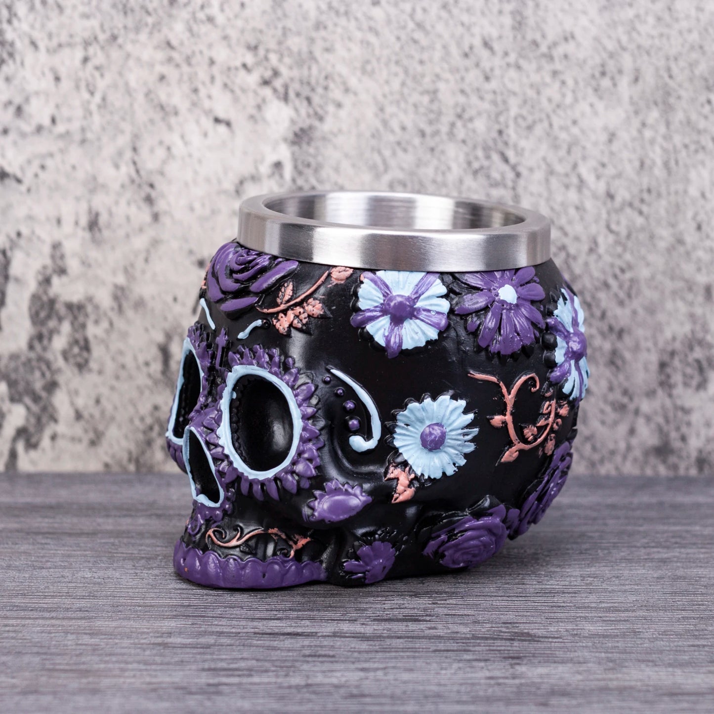Gobelet à vin gothique contenant griffe de Dragon squelette Viking rétro verre à vin en acier inoxydable et résine meilleurs cadeaux d'halloween Bar Drinkware