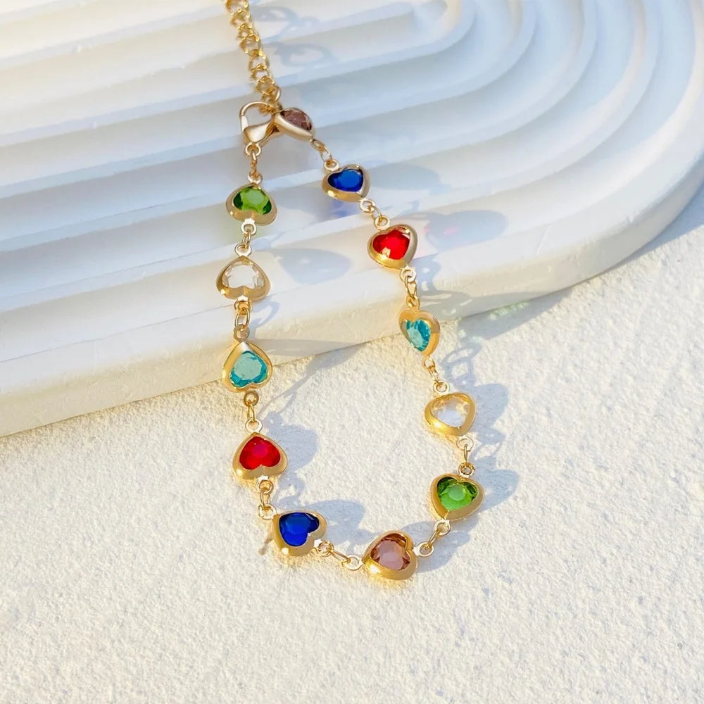 MEDFOLY Bracelet marguerite coloré mignon pour femmes bracelets délicats créatifs hypoallergéniques avec chaîne réglable bijoux délicats