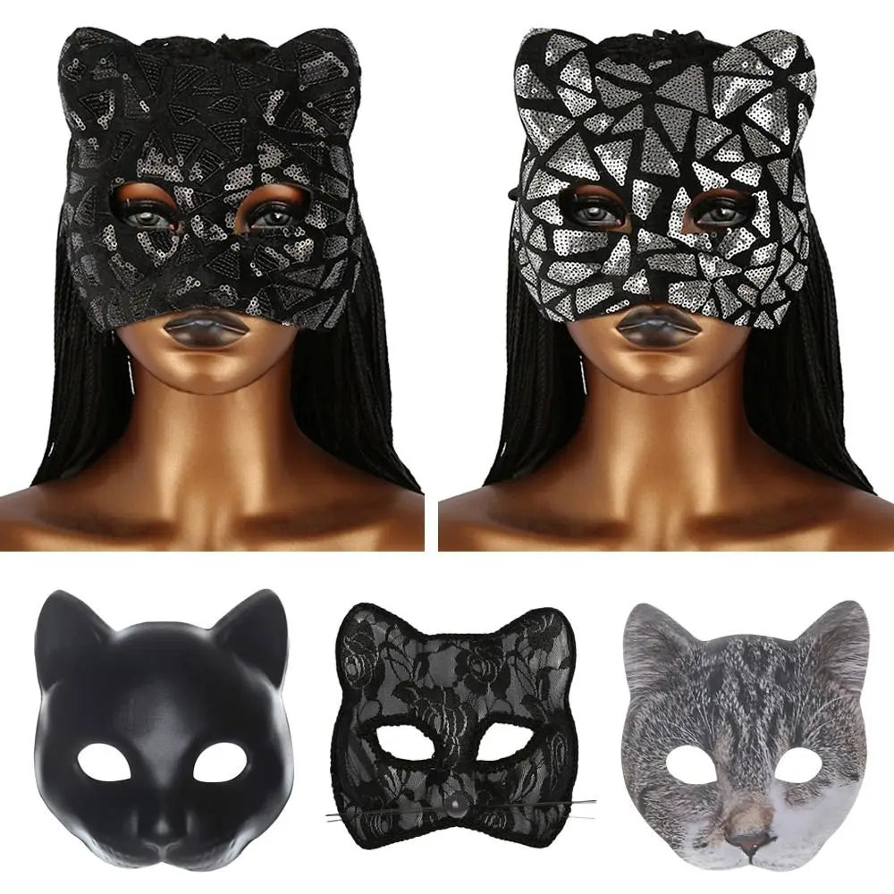 Masque OligCat pour Fille, Demi-masque pour les Yeux, ixVénitienne, Boule de Maquillage, Mardi Gras, Mode
