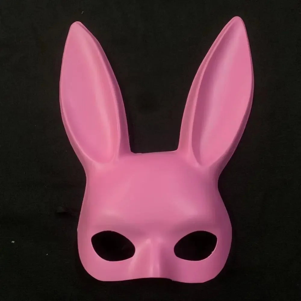 Bar KTV boîte de nuit décoration de fête Halloween princesse lapin goût Playboy lapin en peluche masque oreilles Bondage masque cadeau de noël