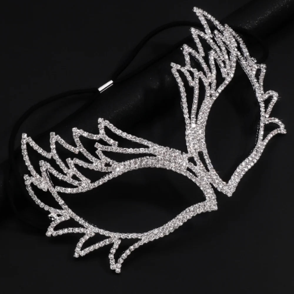 Bijoux de visage d'ange pour femmes, accessoires pour les yeux assortis, décorations de mardi gras, tendance élégante