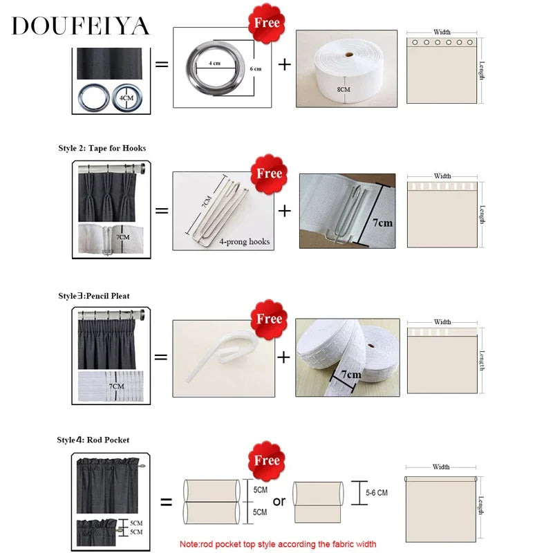 Palace Optics-Rideaux occultants brodés en chenille, cantonnière de fenêtre, tulle de luxe, salon, chambre à coucher, villa élégante, européenne