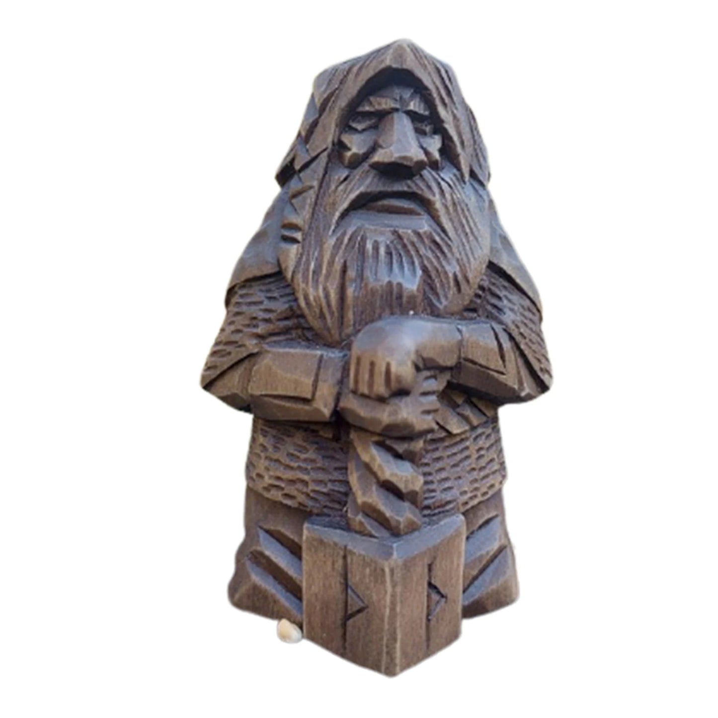 Odin FlorVor-Statue Pprédéterminée Nordique Personnalisée, Artisanat en Résine, Ornement de Bureau, Objets Miniatures