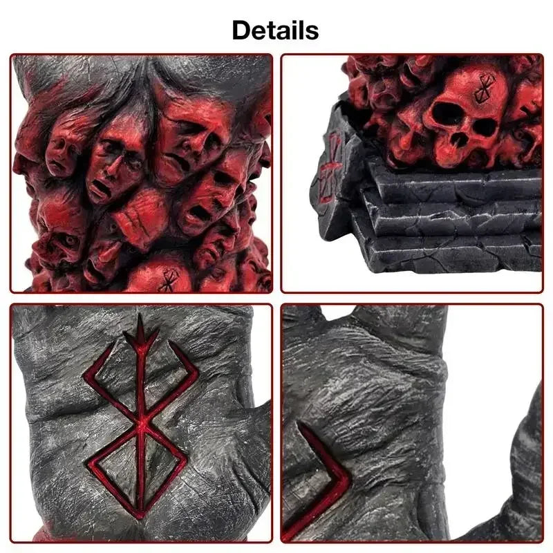 Statues gothiques à main de sorcière ou accessoire, ornement créatif en résine, clés murales esthétiques, support suspendu, cintres de sac, décoration murale pour la maison
