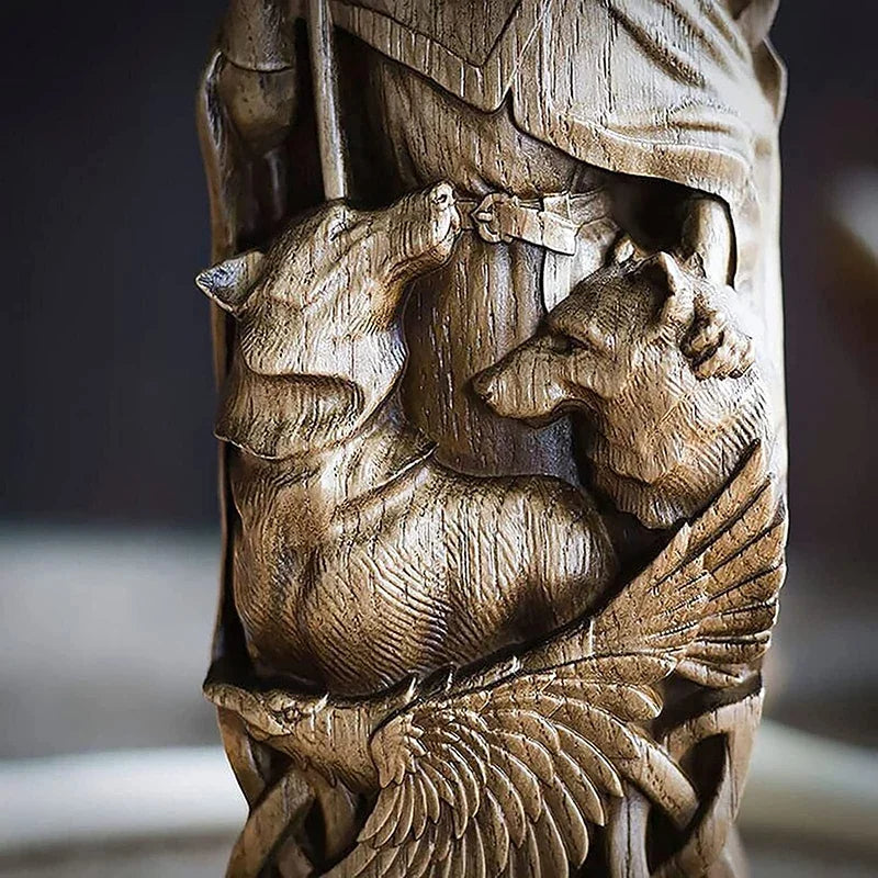 Statue de Freyja en Résine – Sculpture Scandinave du Panthéon Viking pour Autel Heathen Asatru