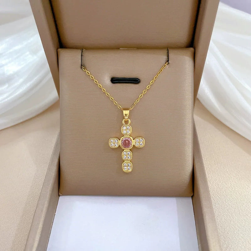 Collier ailes d'angle en acier inoxydable CZ, serpent Ouroboros, baguette magique, caducée, Asclepius, colliers, médicaux d'urgence, bijoux