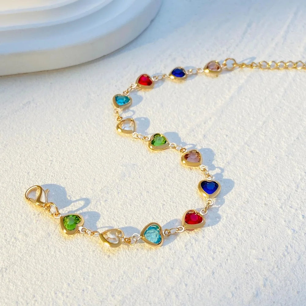 MEDFOLY Bracelet marguerite coloré mignon pour femmes bracelets délicats créatifs hypoallergéniques avec chaîne réglable bijoux délicats