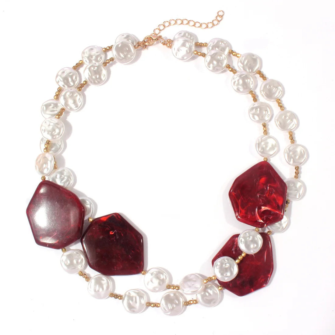 Collier rétro Simple avec chaînes de perles pour femmes, nouvelles pierres colorées créatives tissées multicouches, bijoux de plage pour filles, 2025
