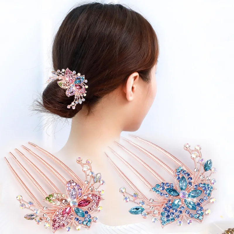 Peignes à cheveux en biscuits pour patients féminins, pinces à cheveux, accessoires de mariage, épingle à cheveux, cordon de mariée, diadème, bijoux
