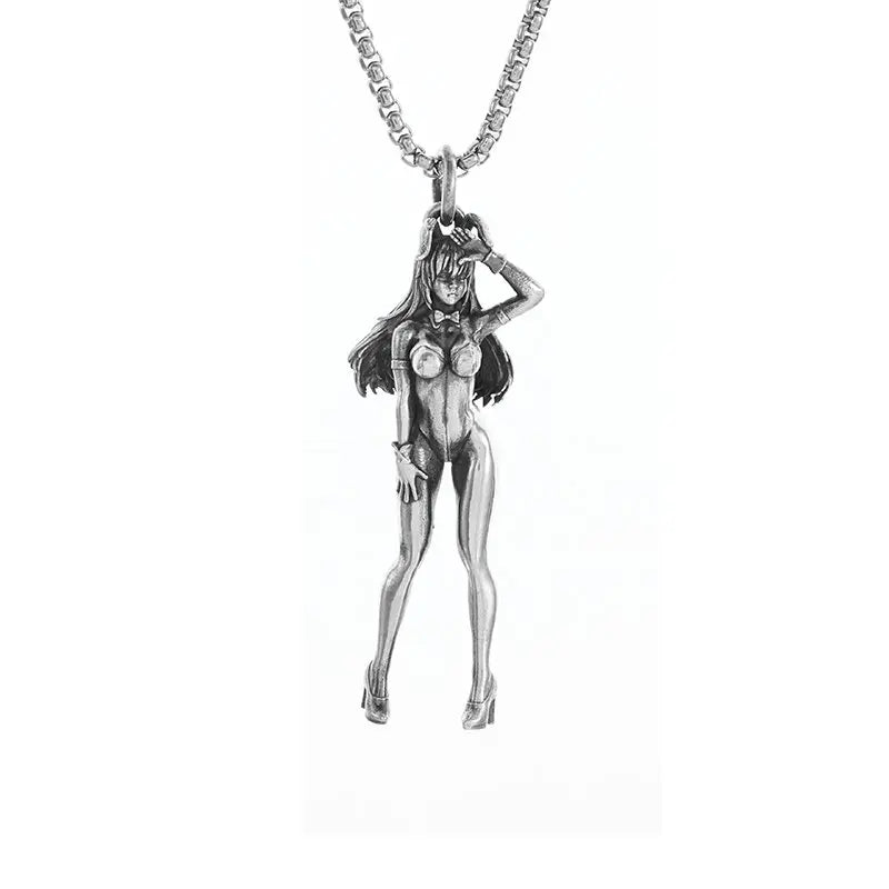 Collier ange gardien couleur or pendentif ailes d'ange Style rétro pendentif bijoux en gros