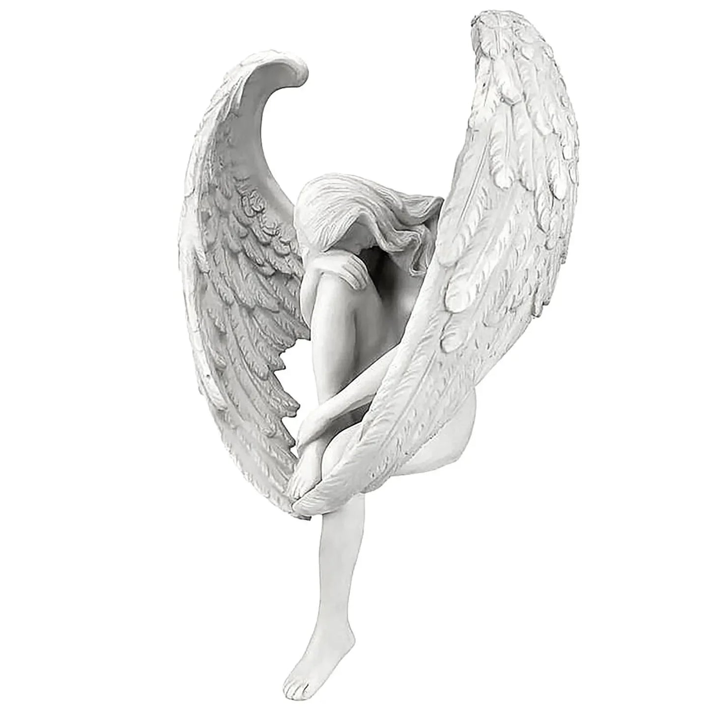 Sculpture créative décoration rédemption ange Statue bijoux rédemption Statuette religieux jardin décoration de la maison